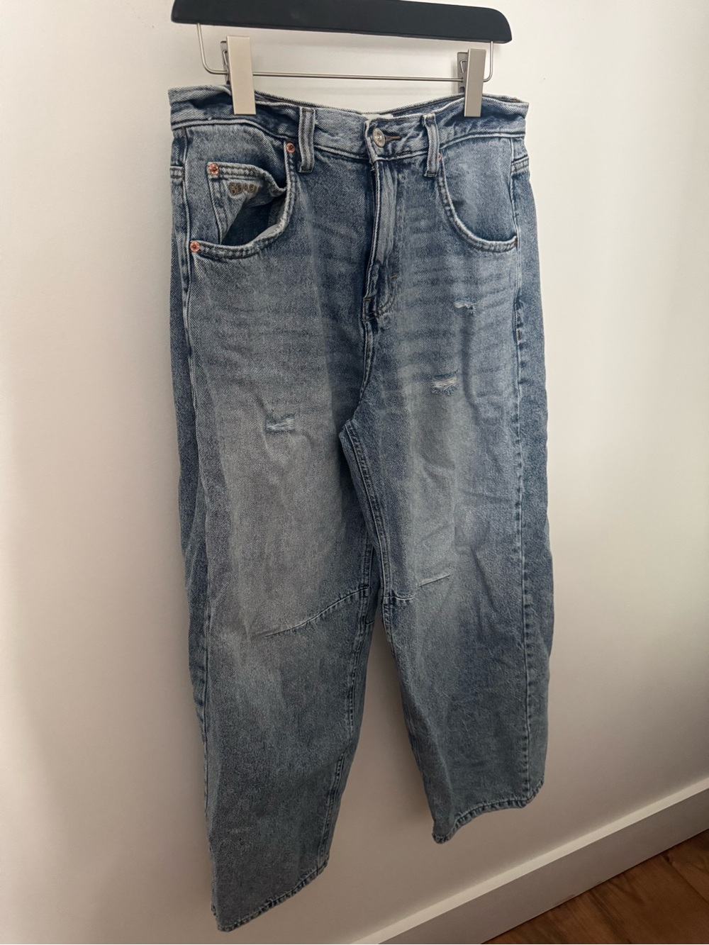 BDG Relaxed Light Blue Washed Denim Jeans